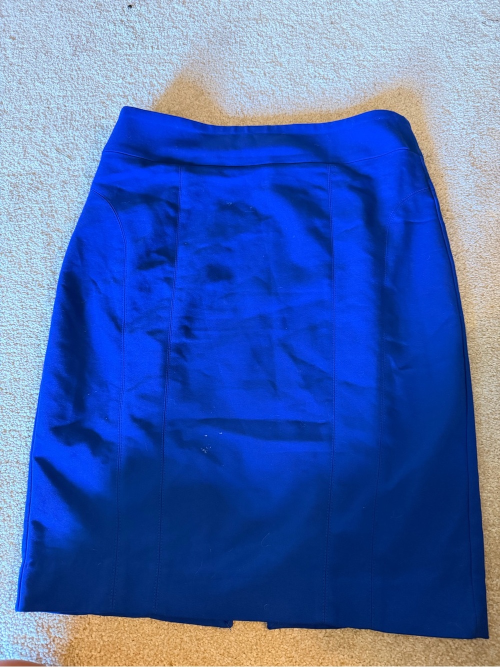 Express Women's Royal Blue Midi Pencil Skirt